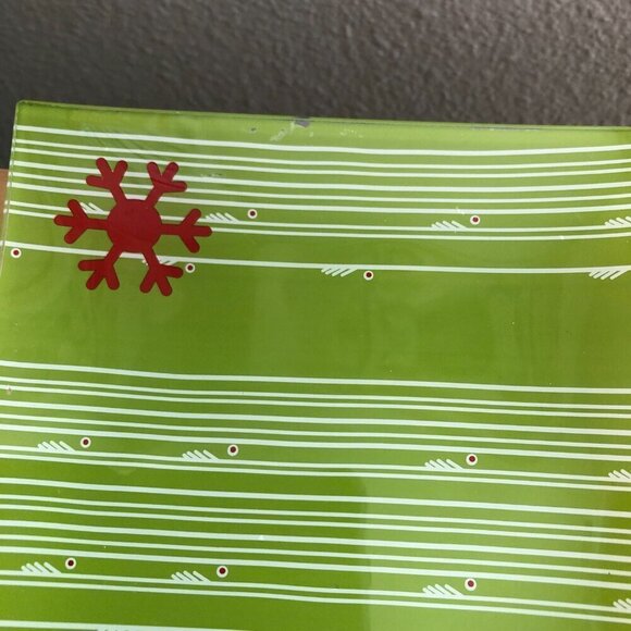 PartyLite Merry Christmas Pillar Trays - Double Set of 8 P90388 - Picture 3 of 5